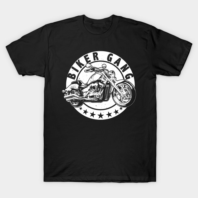 Biker Gang Funny Spin Saying Gym Workout Spinning T-Shirt by anesanlbenitez